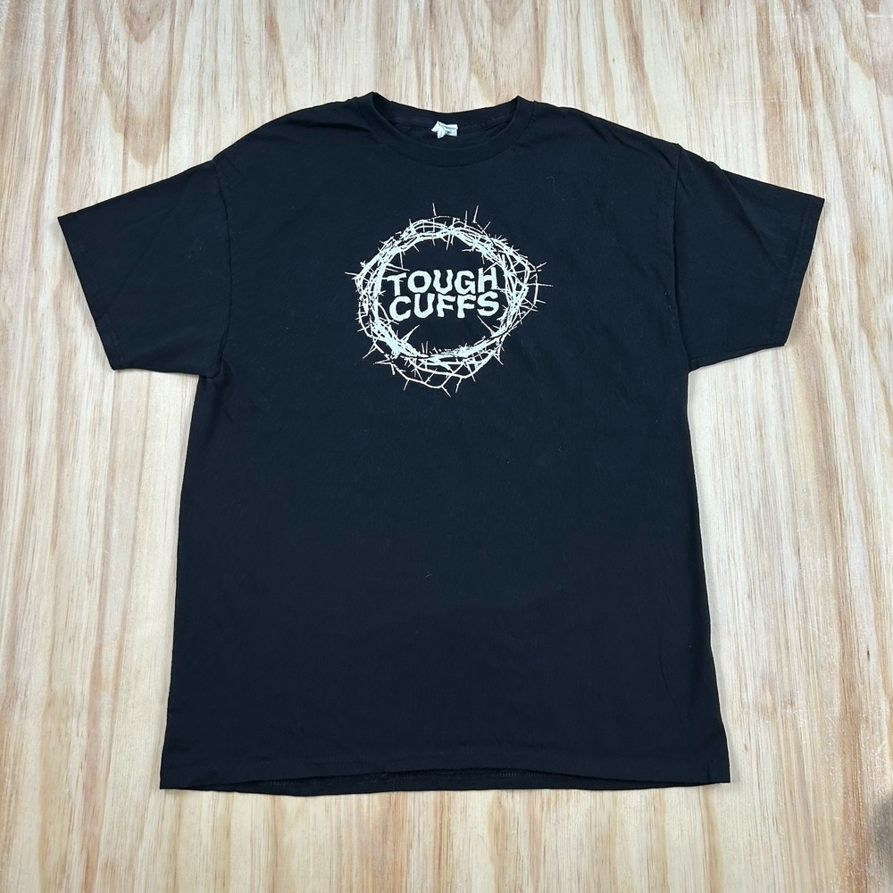 Jesus Crucifixion Crown of Thorns Cross Christian Religious T-shirt Tough‎ Cuffs